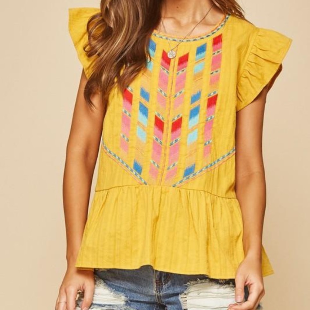 Short sleeve blouse